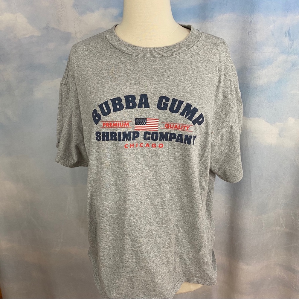 Bubba Gump Chicago Souvenir Tee Shirt size L